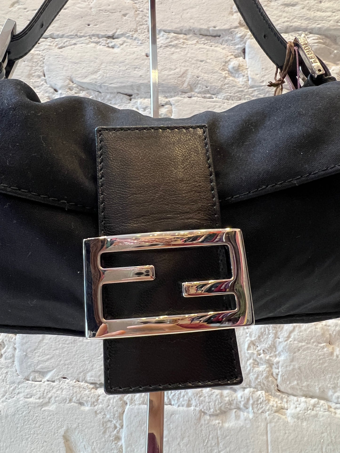 Fendi Baguette Neoprene in Black