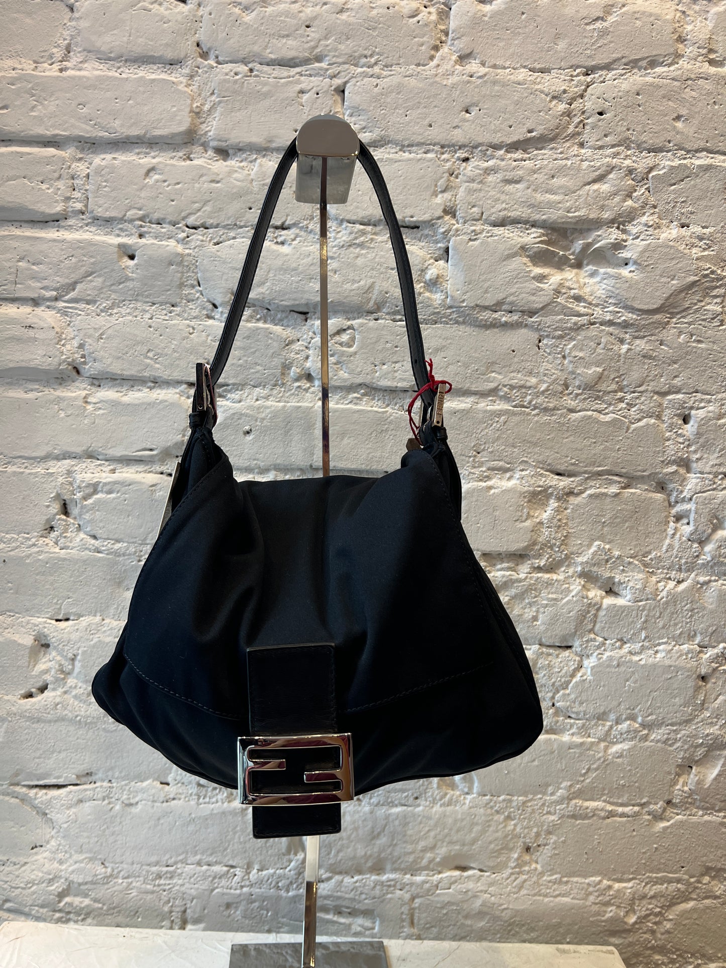 Fendi Mamma Baguette Neoprene Black