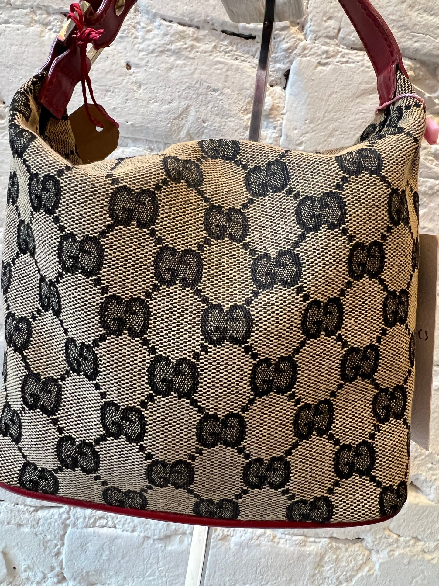 Gucci GG Canvas Top Handle Bag