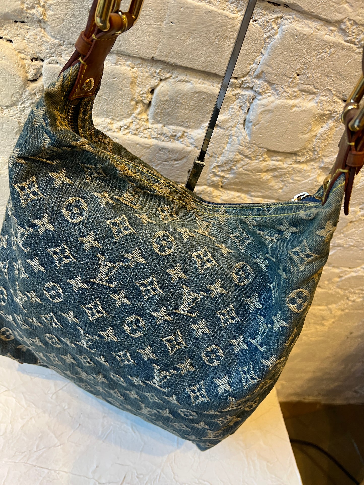 Louis Vuitton Denim Baggy GM Shoulder Bag