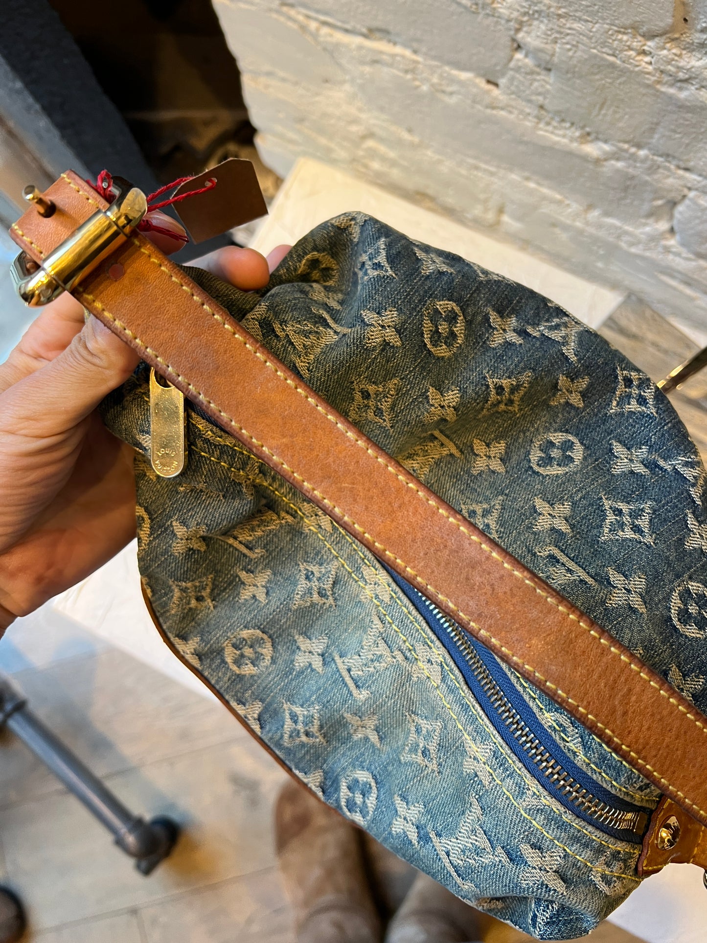 Louis Vuitton Denim Baggy GM Shoulder Bag