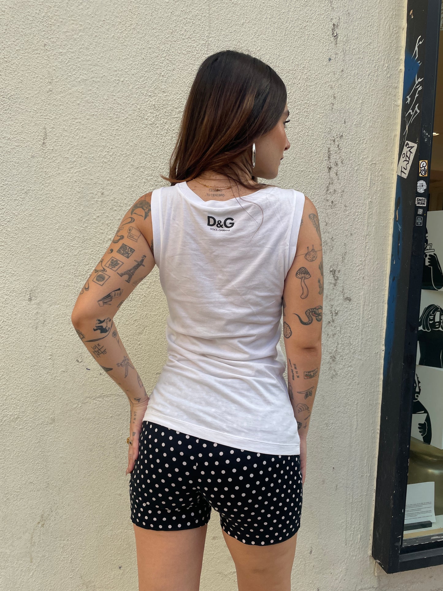 Dolce & Gabbana “Wanted for Stealing Kisses” Tank Top