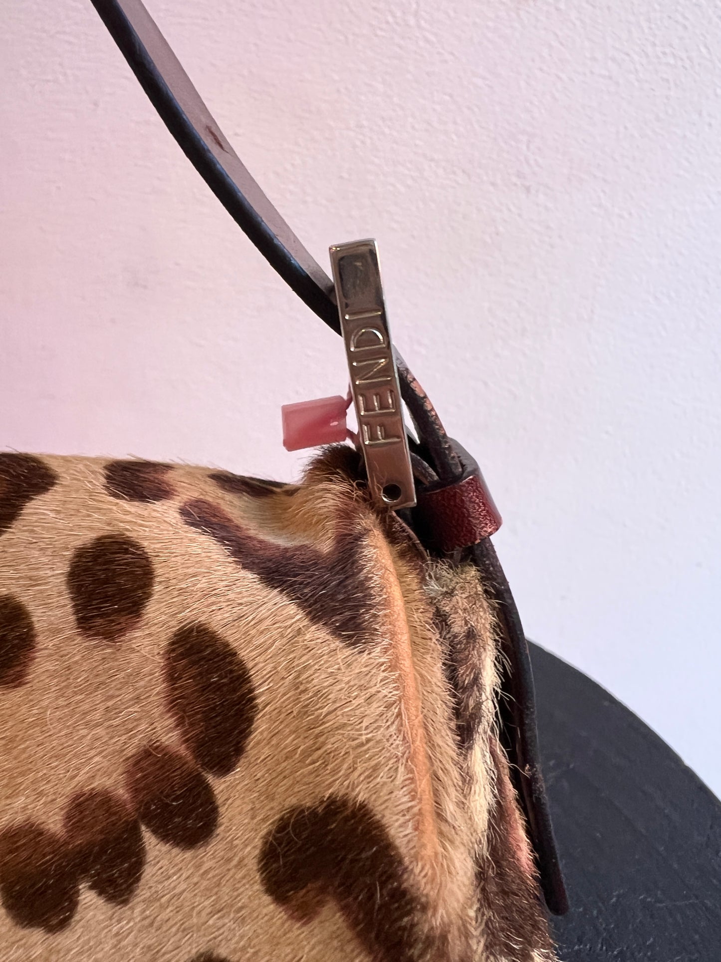 Fendi Baguette Leopard Print in Ponyhair