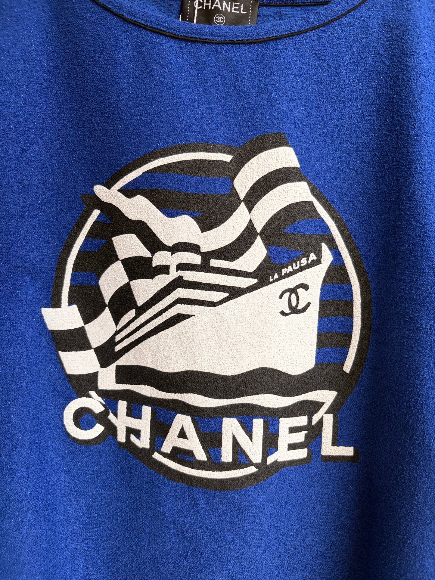 Chanel Cruise 2019 La Pausa Shirt in Blue