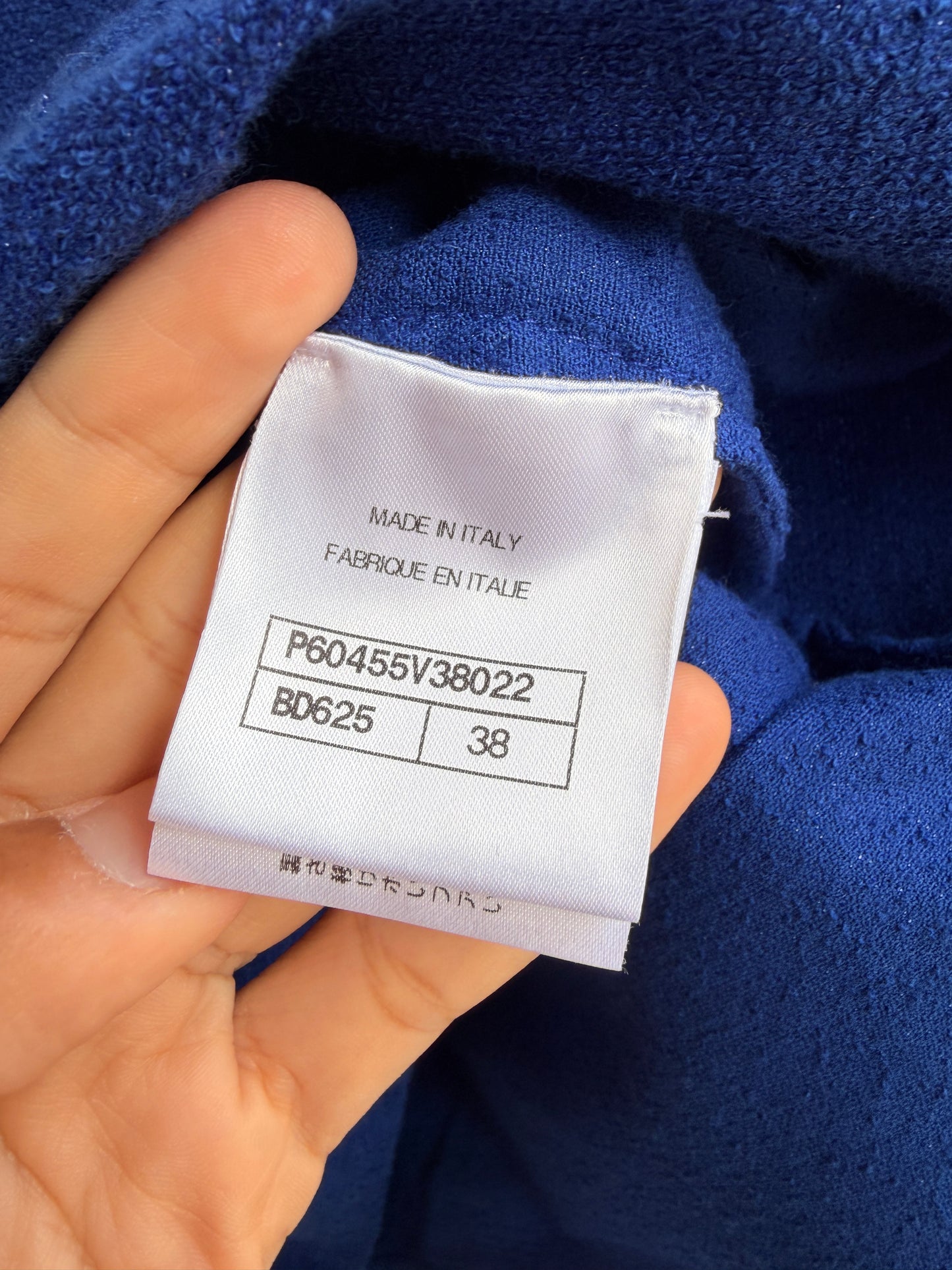 Chanel Cruise 2019 La Pausa Shirt in Blue