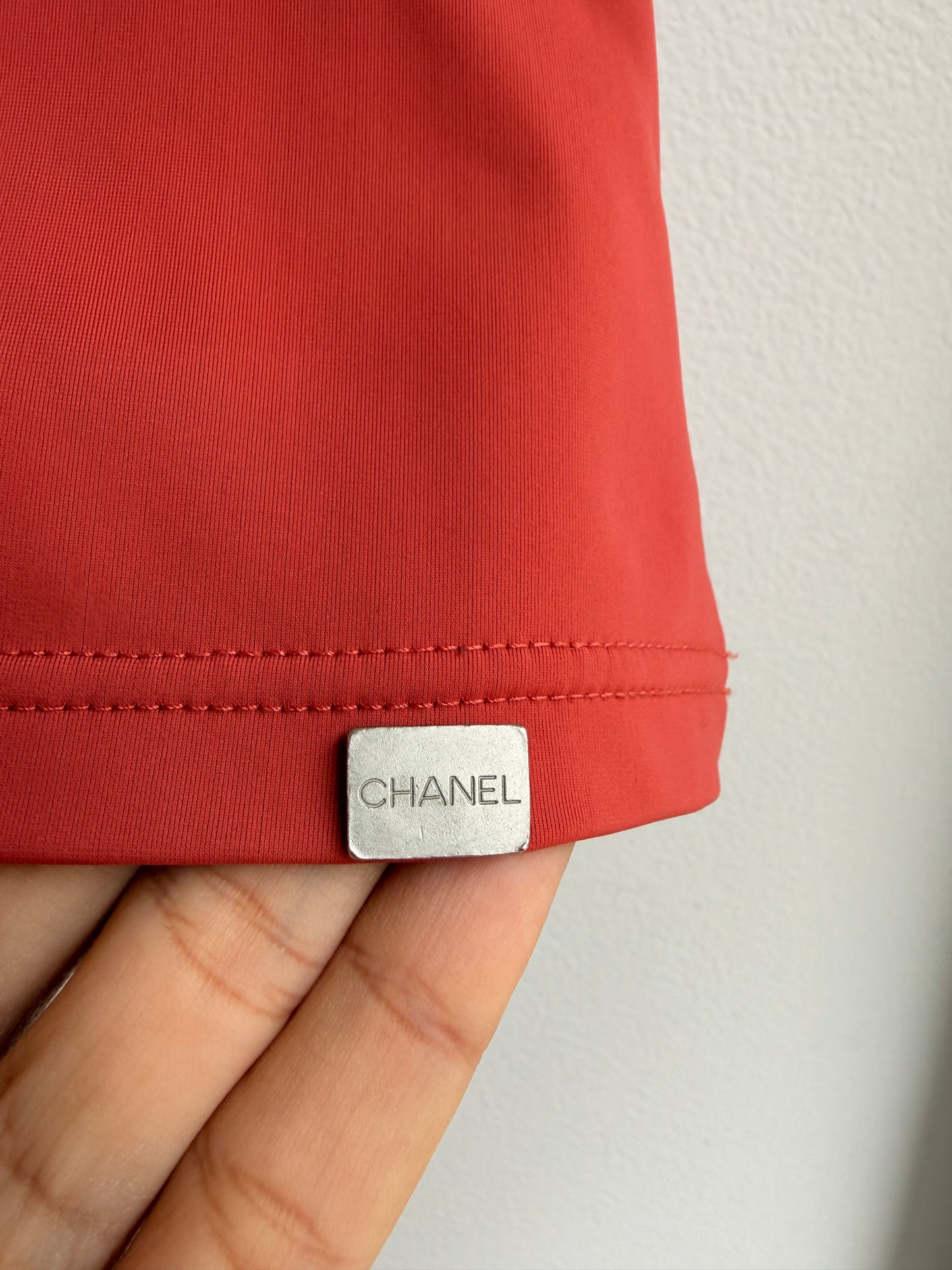 Chanel Cruise 2000 Stretch Sport Top in Orange