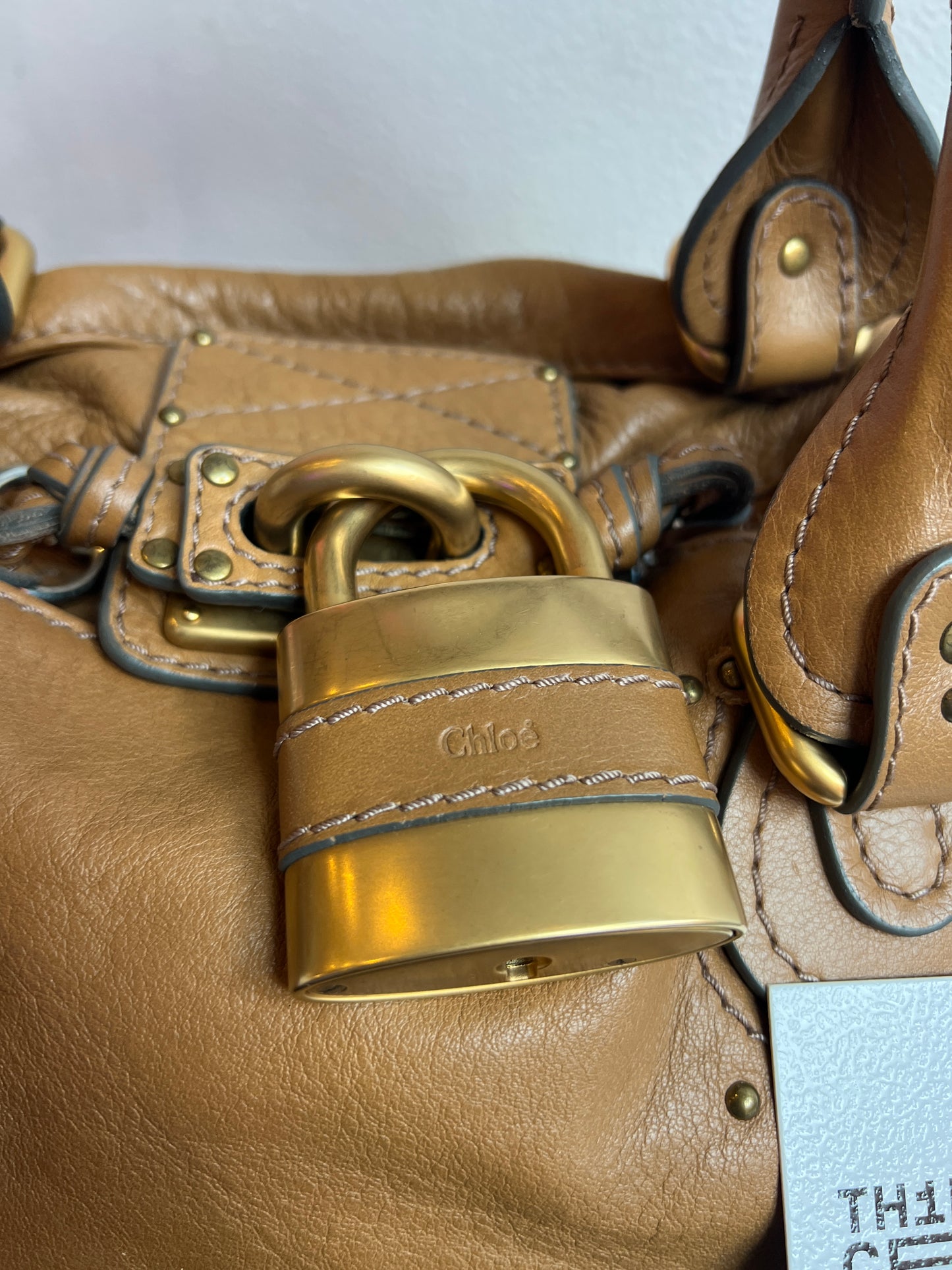 Vintage Chloé Paddington Bag in Honey Brown