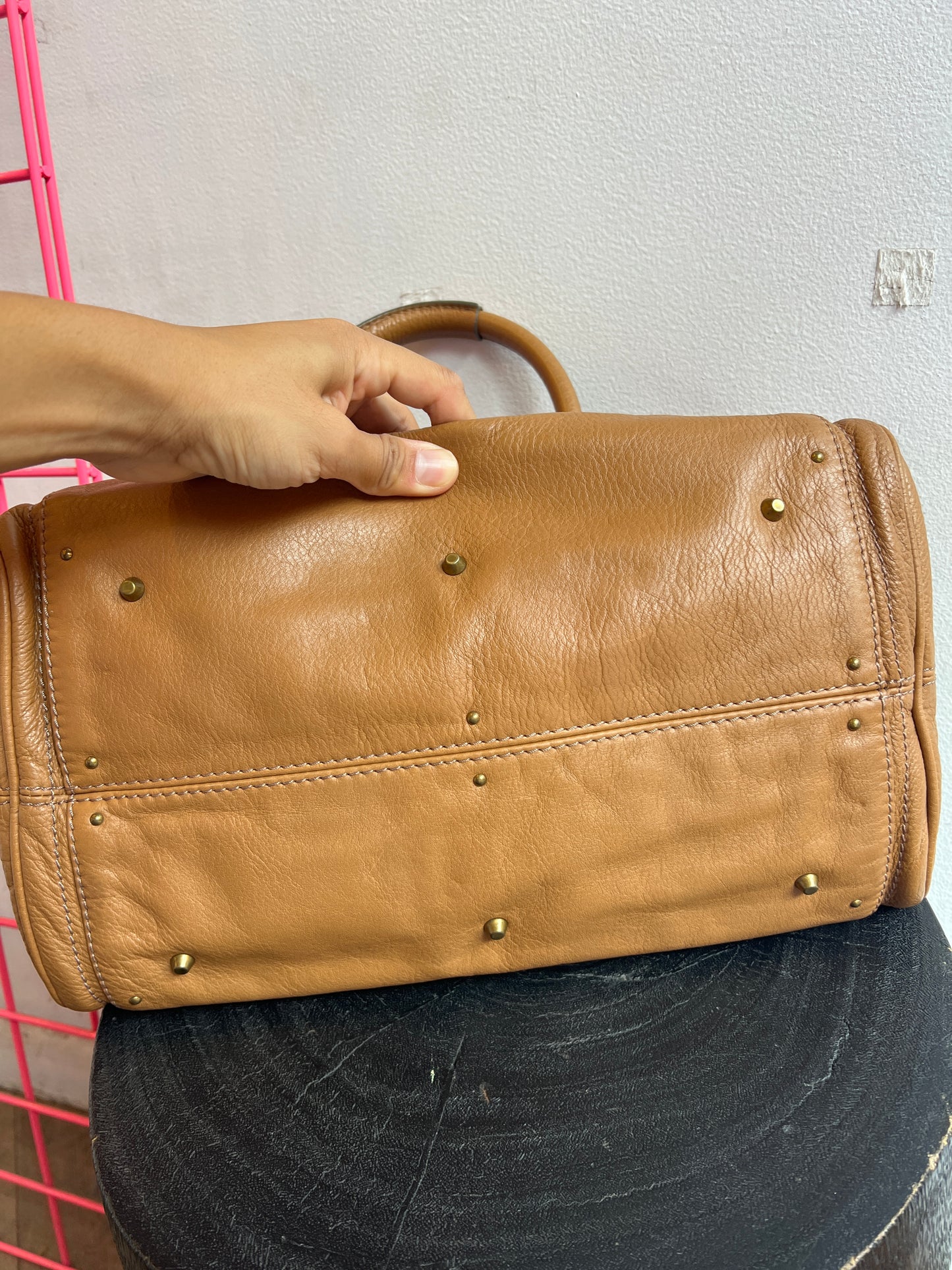 Vintage Chloé Paddington Bag in Honey Brown