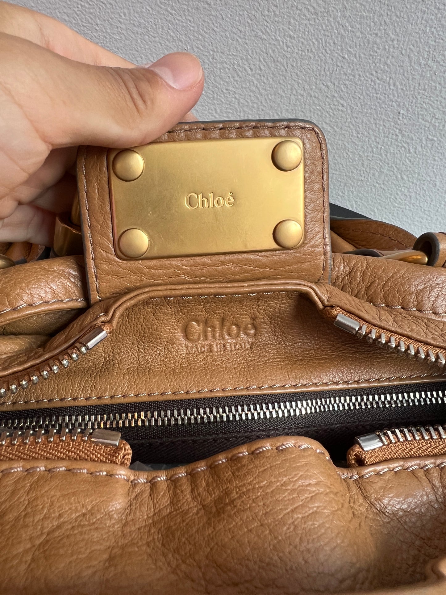 Vintage Chloé Paddington Bag in Honey Brown