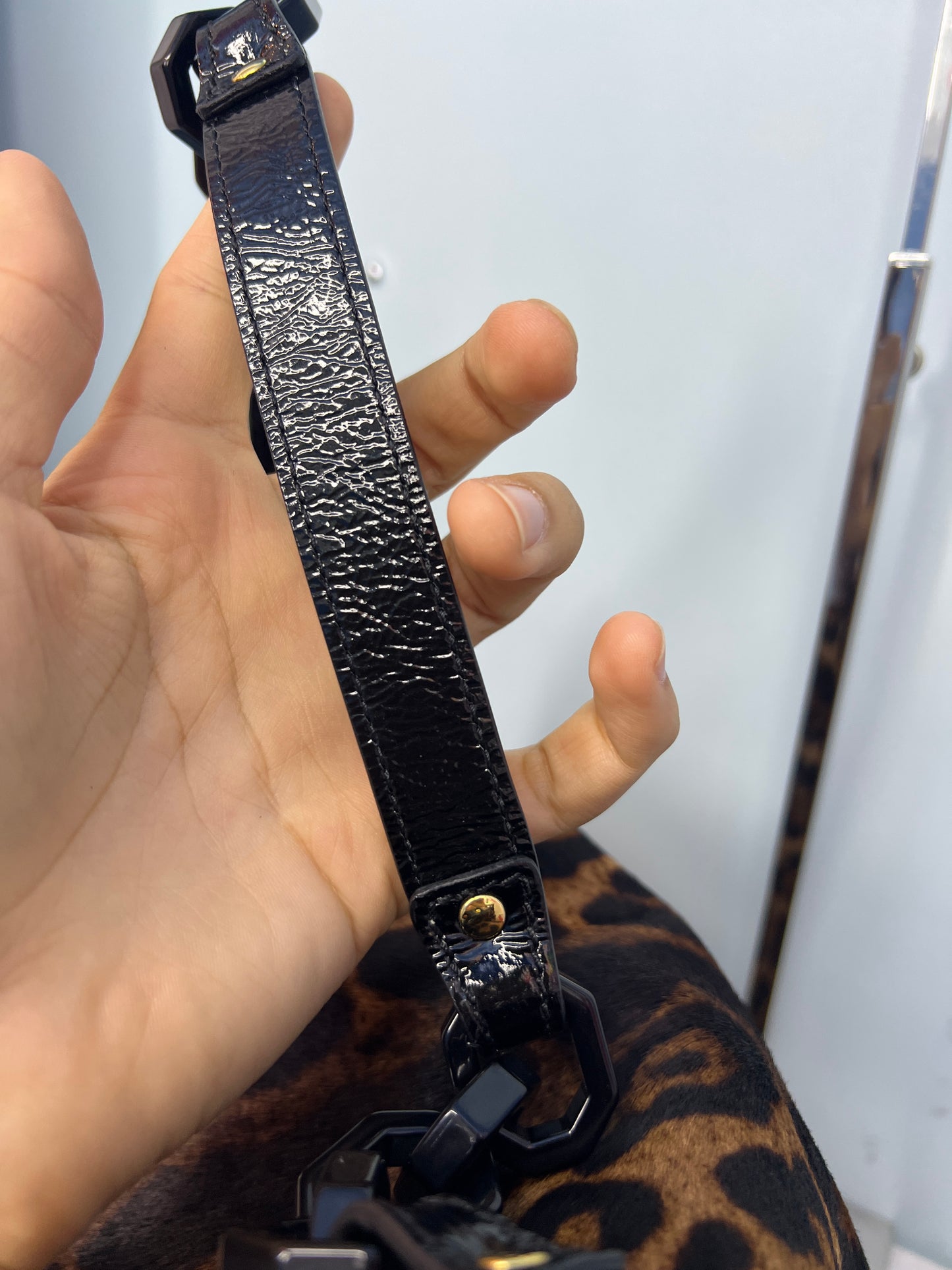 Fendi Big Mama Baguette Bag in Pony Hair Leopard Print