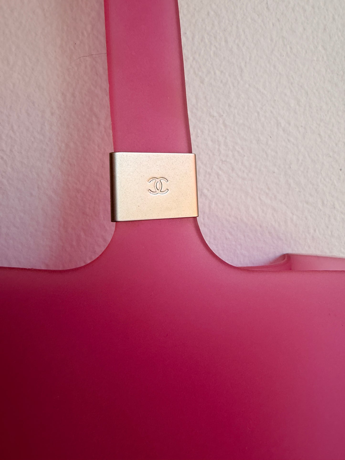 Chanel Pink Jelly Tote