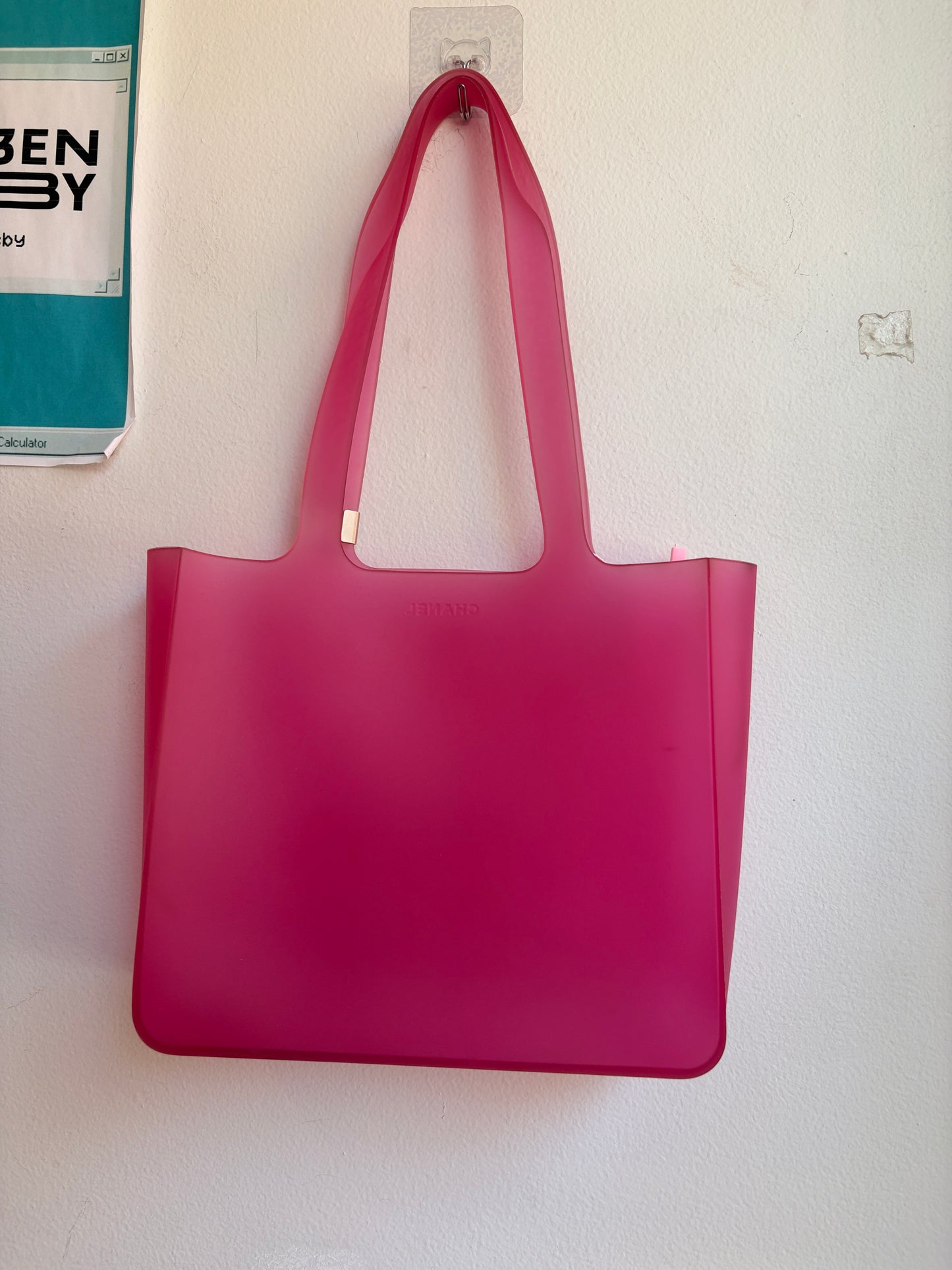 Chanel Pink Jelly Tote