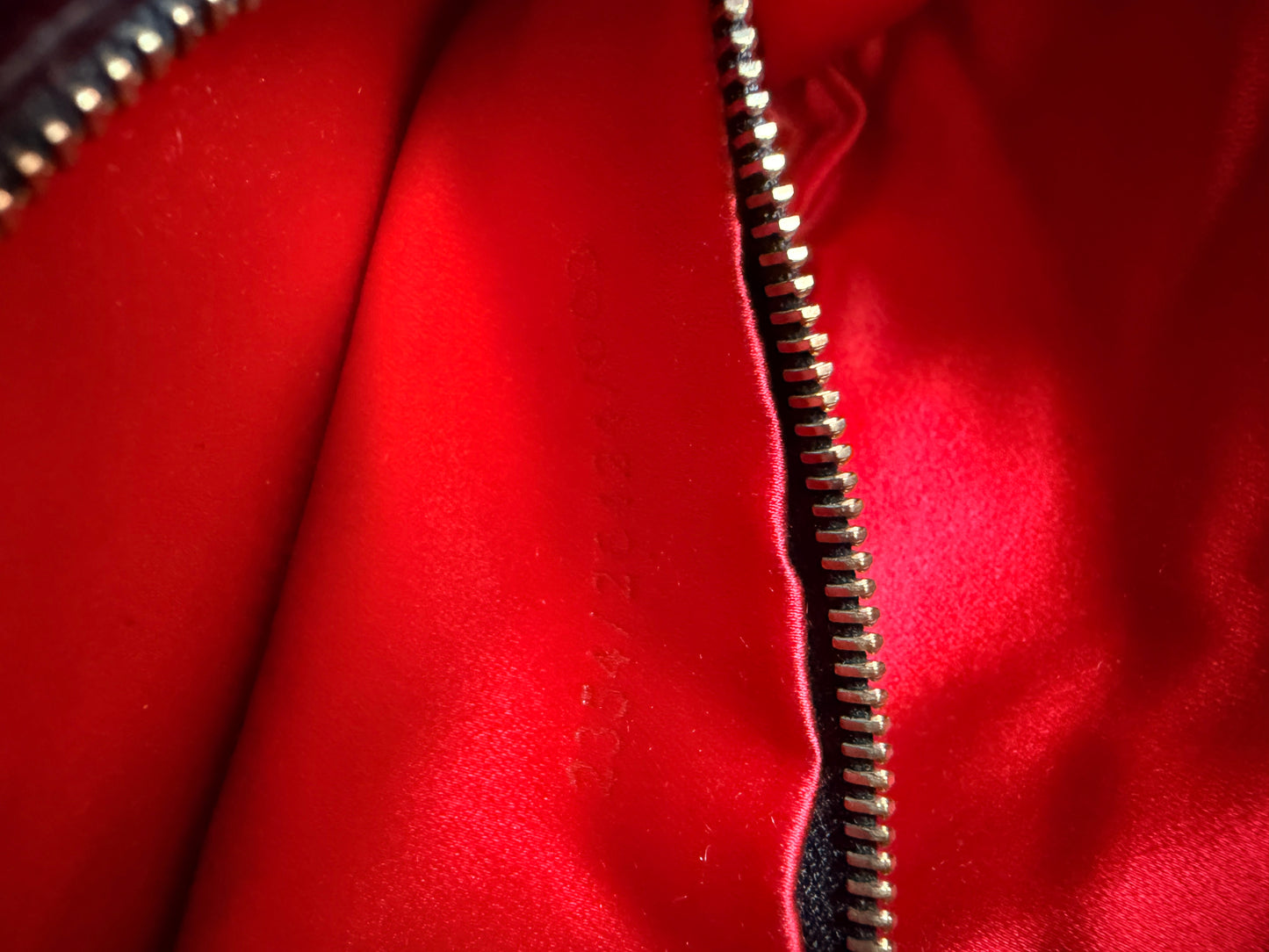 Fendi Baguette in Black Suede and Red Accents