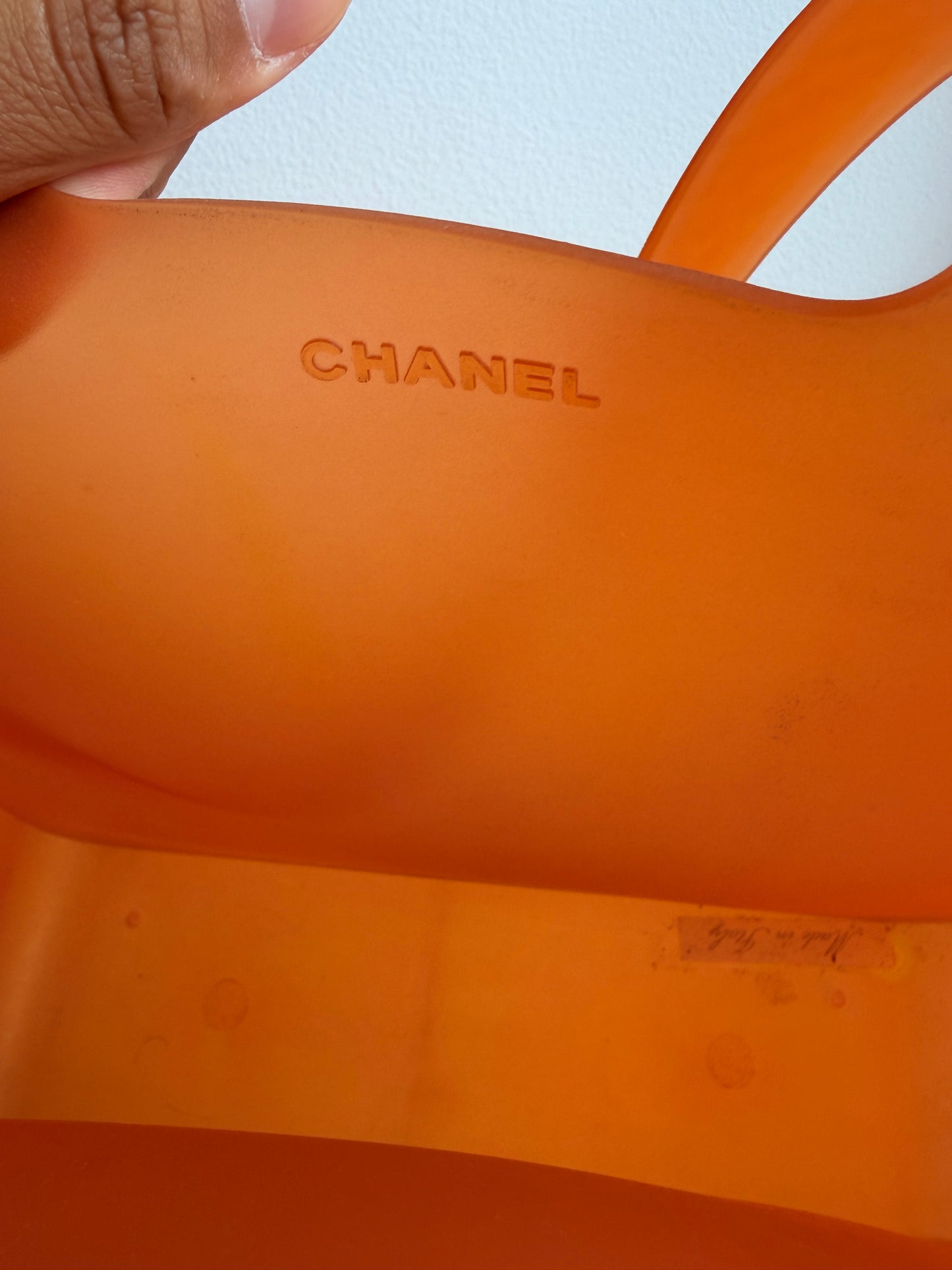 Chanel Jelly Tote in Orange