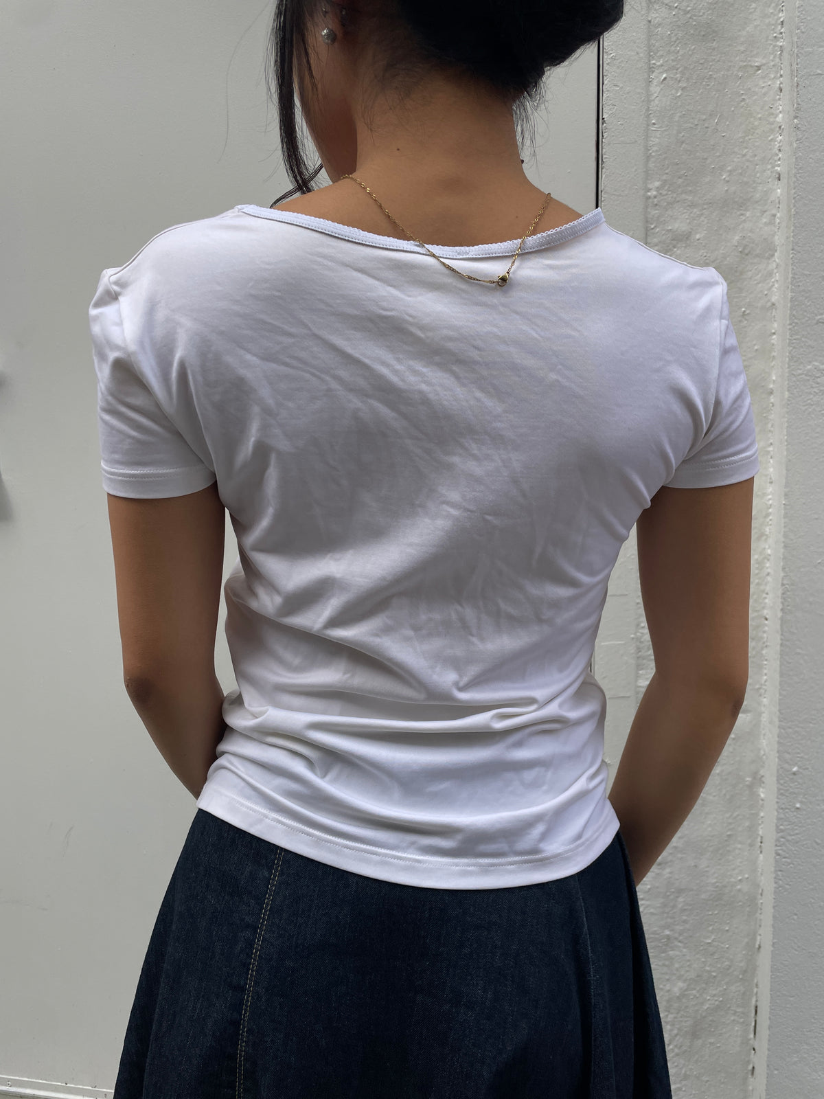 D&G Y2K Underwear Logo Graphic T-Shirt