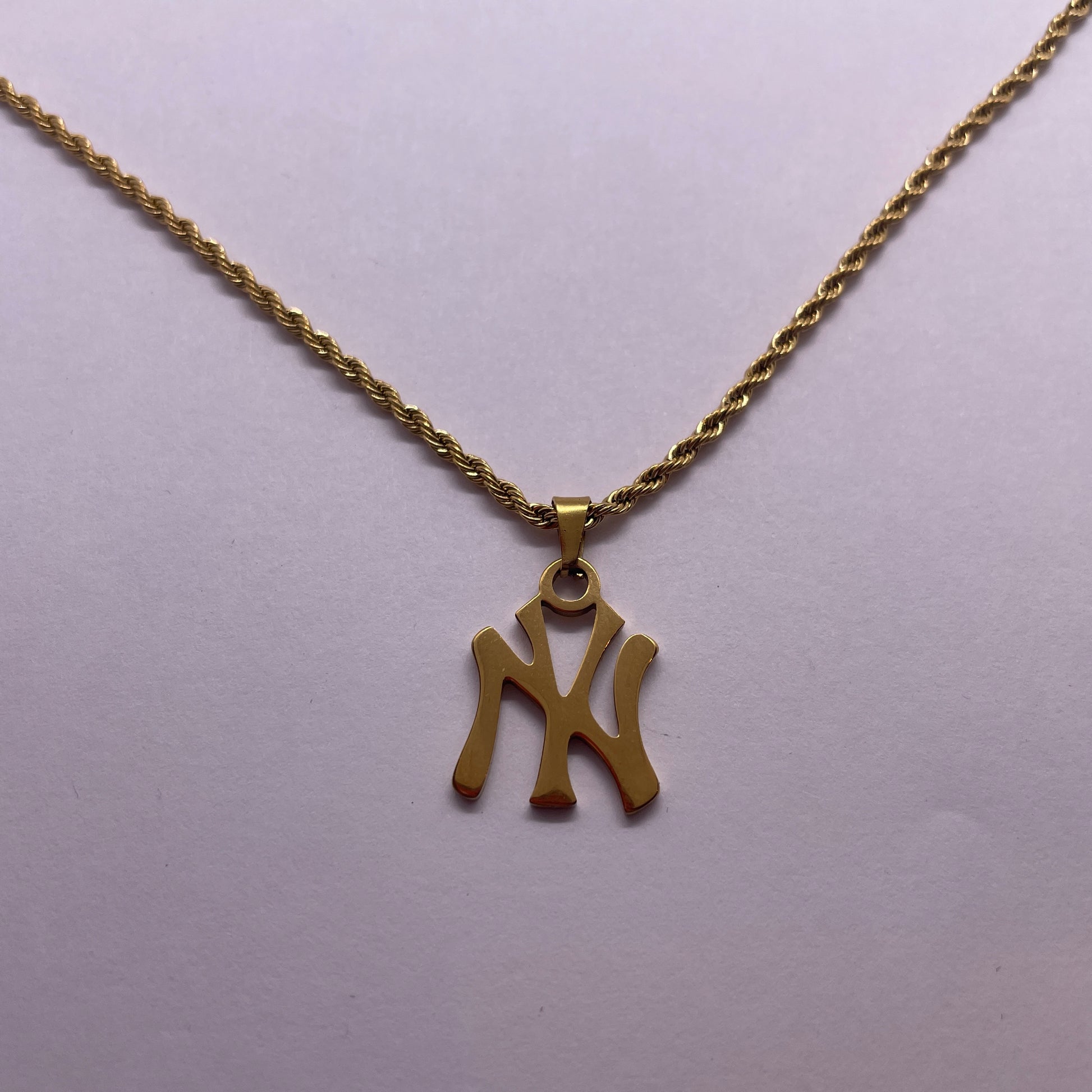 NY Yankees Pendant Necklace – Thirteen Crosby - Main Image