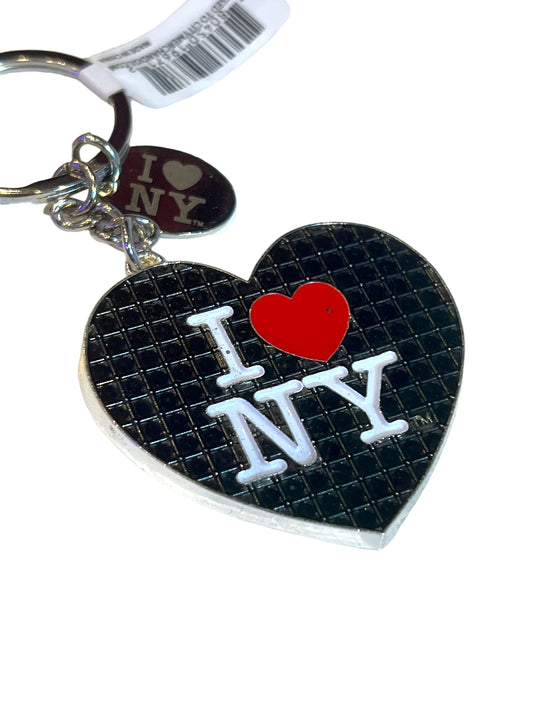 I Heart NY Black Keychain