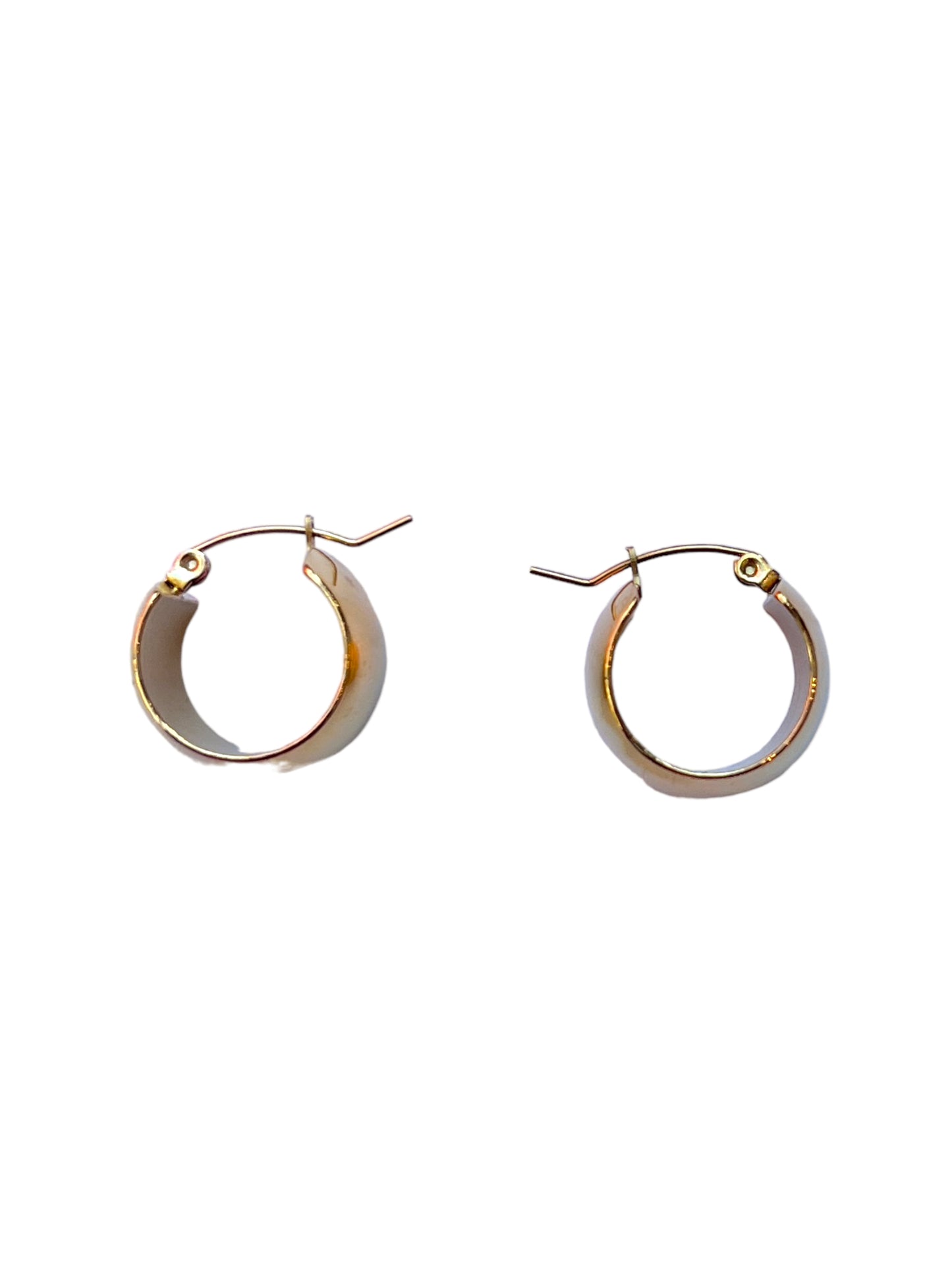 Thick Small Gold Hoops