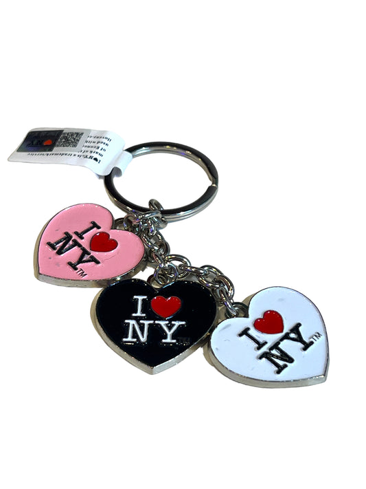 I Heart NY Trio Keychain