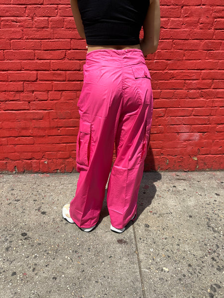 UFO Parachute Pants Pink 80018