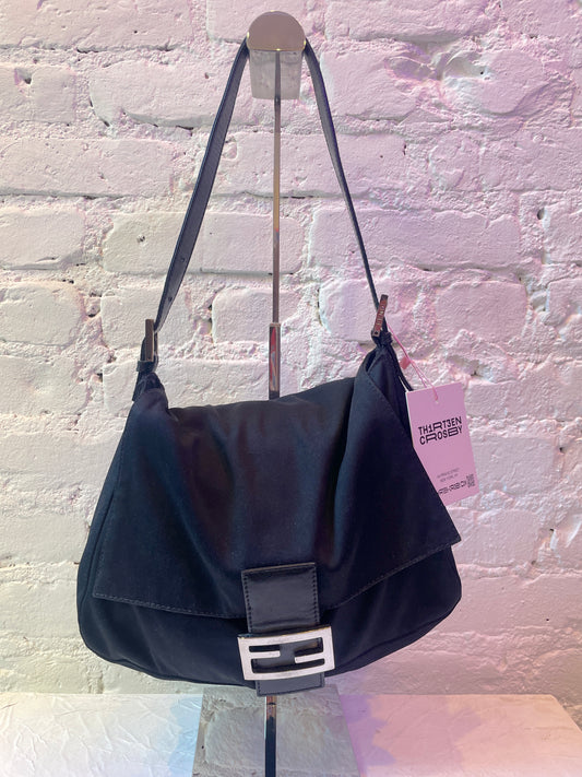 Fendi Mama Baguette in Black