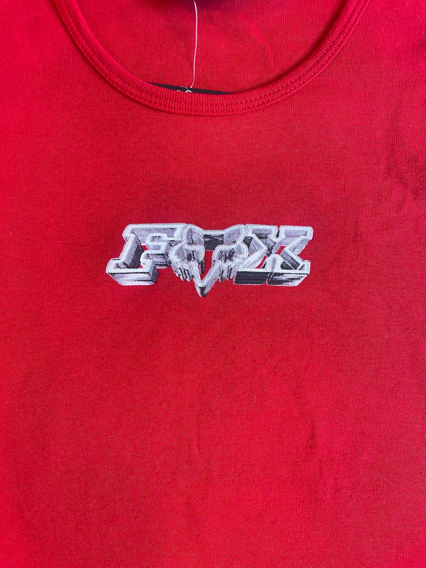 Fox Racing T-Shirt Red 3D Logo
