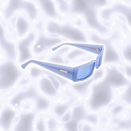 Skinny Blue Frame Sunglasses by Planet i